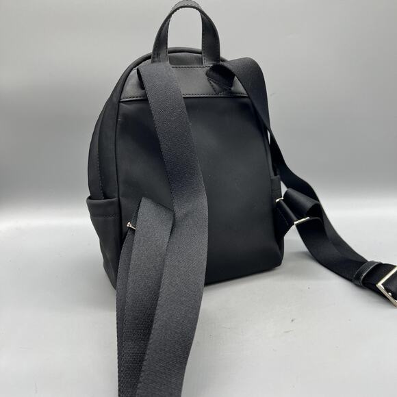 Kate Spade Bag Womens Mini Black Nylon Leather Backpack Gold Zip Travel main image 8